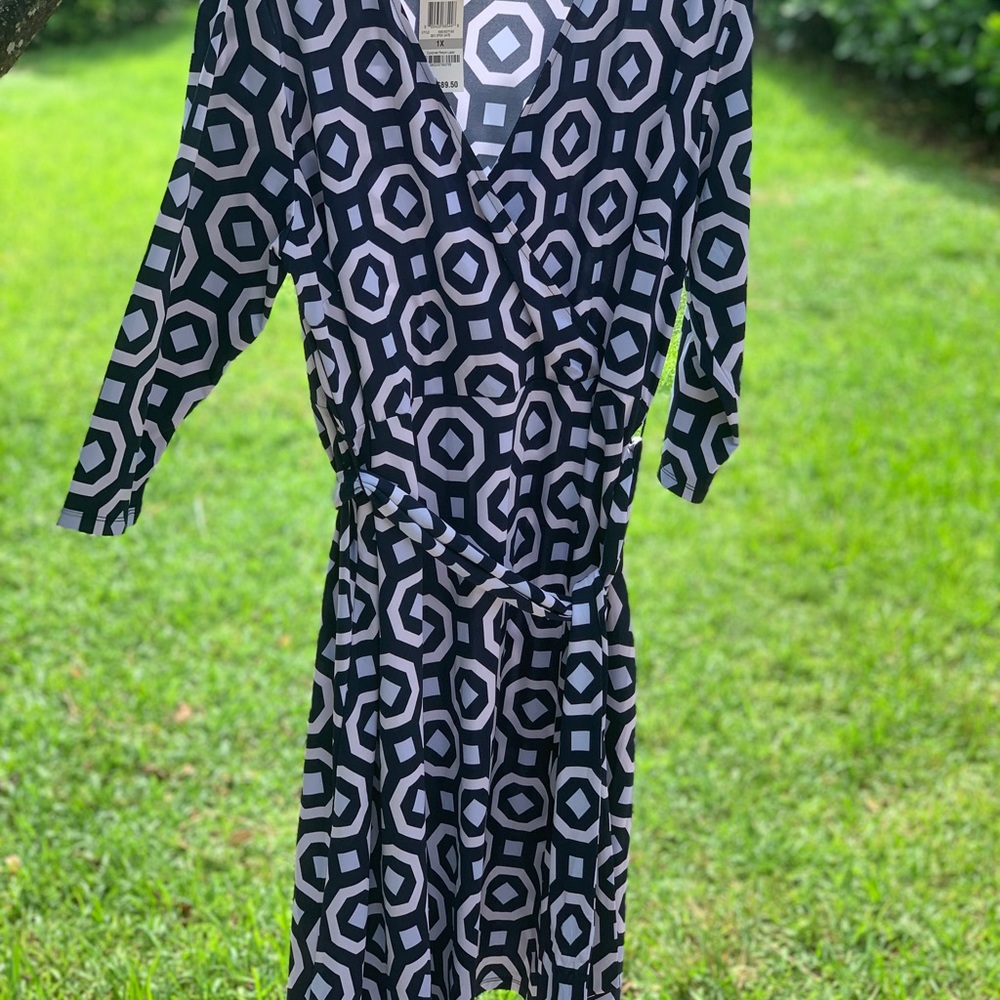 INC - wrap dress - Plus Size - 1X